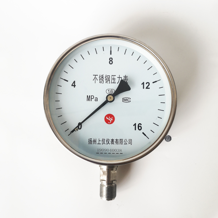 不鏽鋼壓力(lì)表Y-150B